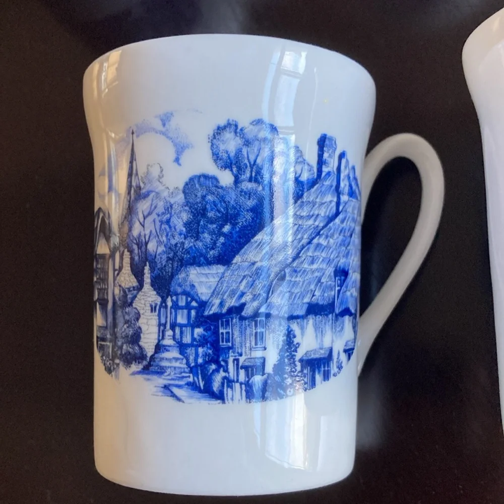 4 Windsor Bone China Coffee/Tea Mugs - Picture 4 of 7